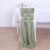 Add a Touch of Elegance with Dusty Sage Green Chair Sashes